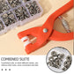 🧷 Sew-Free Snap Fastener Plier Kit — No Needle, No Thread