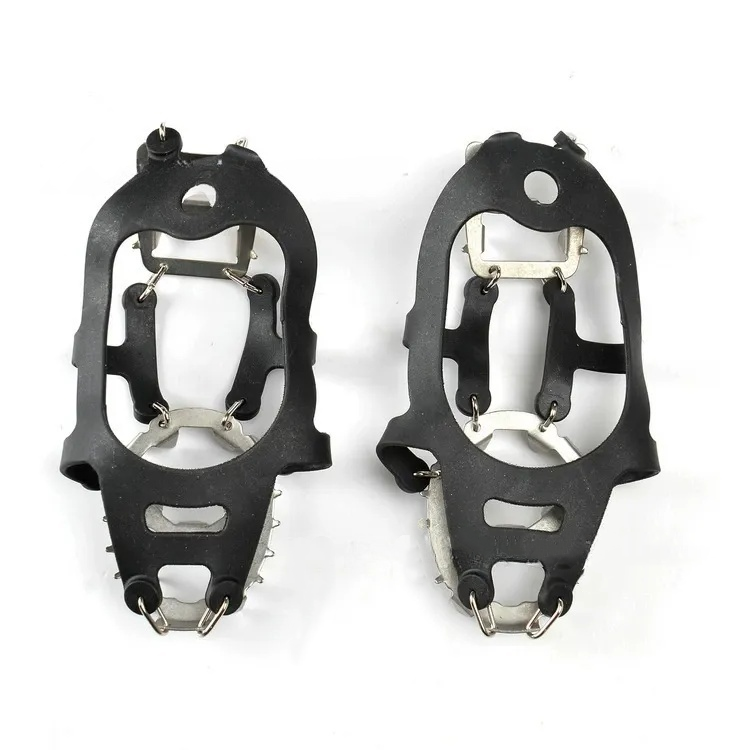 📢📢50% OFF !! ⏰18-Spike Ice Cleats – Slip-On Traction Grips for Snow & Ice