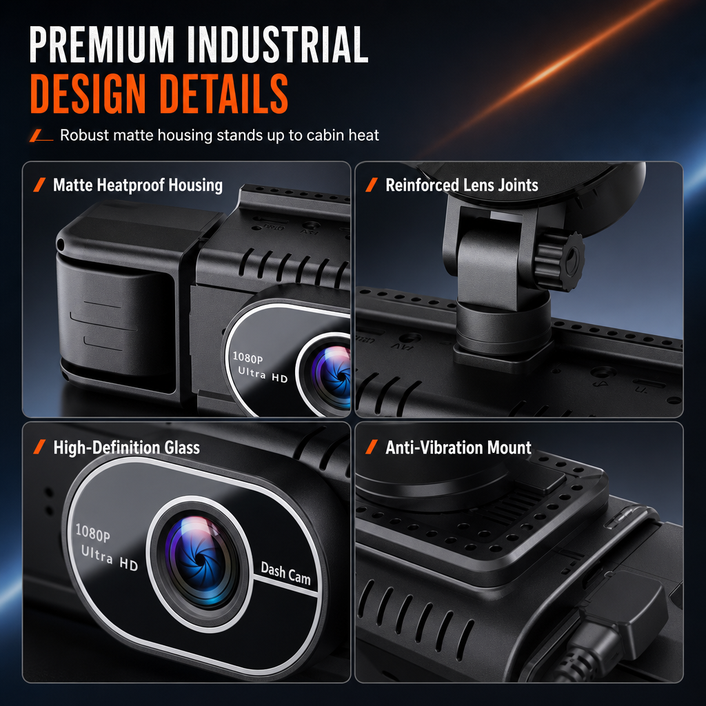 🎥 LIMITED-TIME 50% OFF ✨ Four-Lens Rotatable Dash Cam — Full Cabin Coverage ⚡
