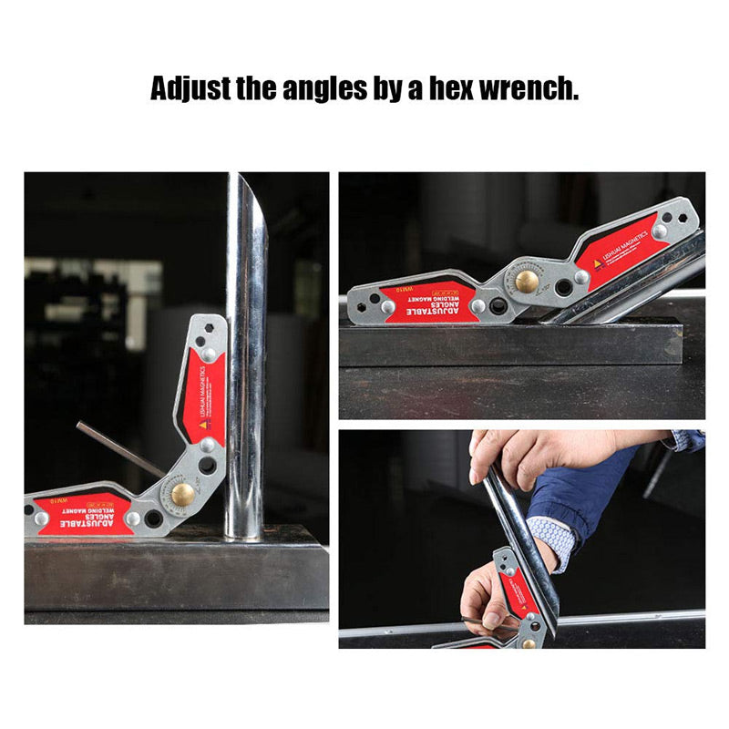 🧲 LIMITED-TIME 50% OFF! ⚙️ Adjustable Multi-Angle Welding Magnet Clamp Tool – Strong, Flexible, Durable 🔧
