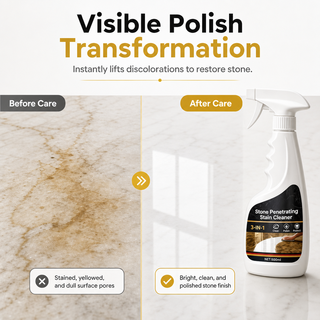 Stone Color Bleeding and Stain Remover for Marble and Tile