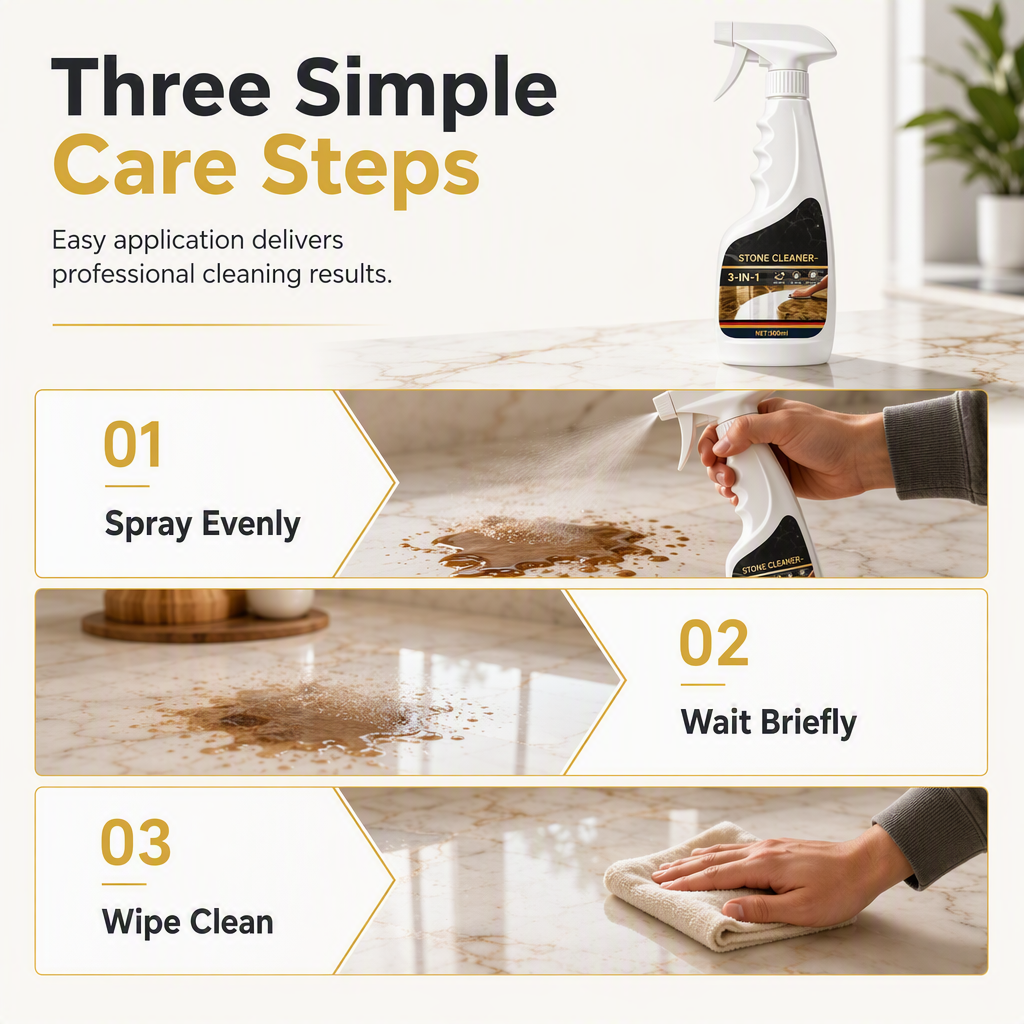 Stone Color Bleeding and Stain Remover for Marble and Tile
