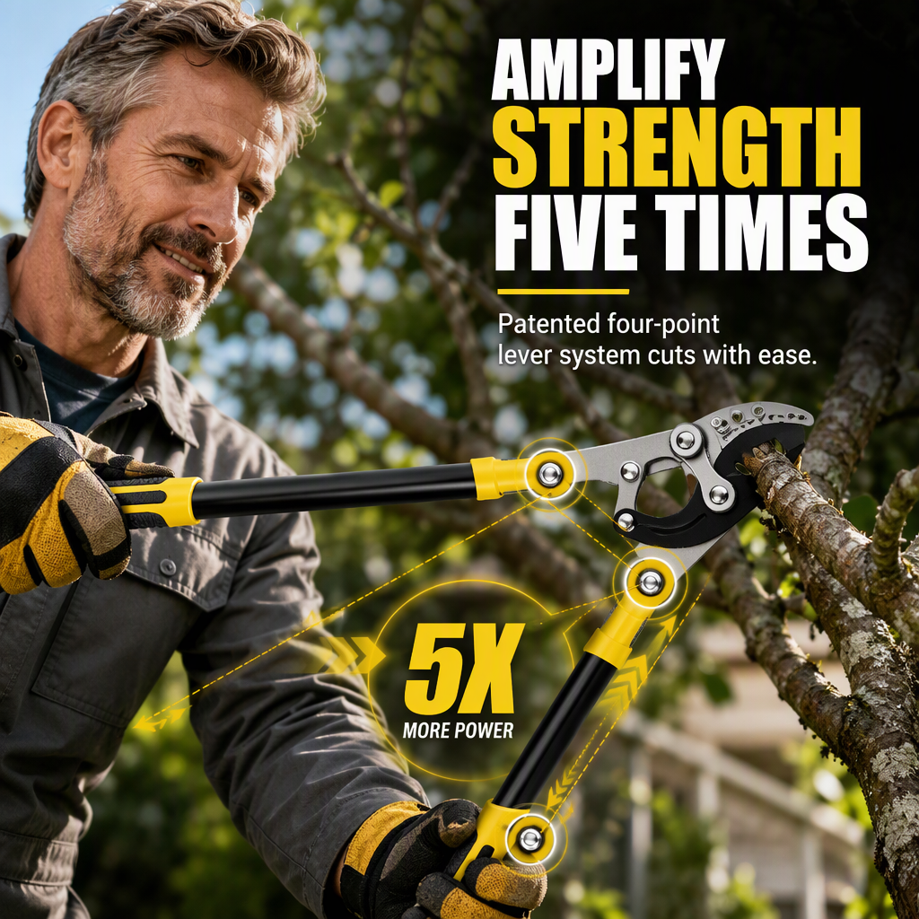 🌳 LIMITED-TIME 50% OFF! ✨ Heavy Duty Garden Loppers – Labor-Saving, Sharp, Sturdy 🪓