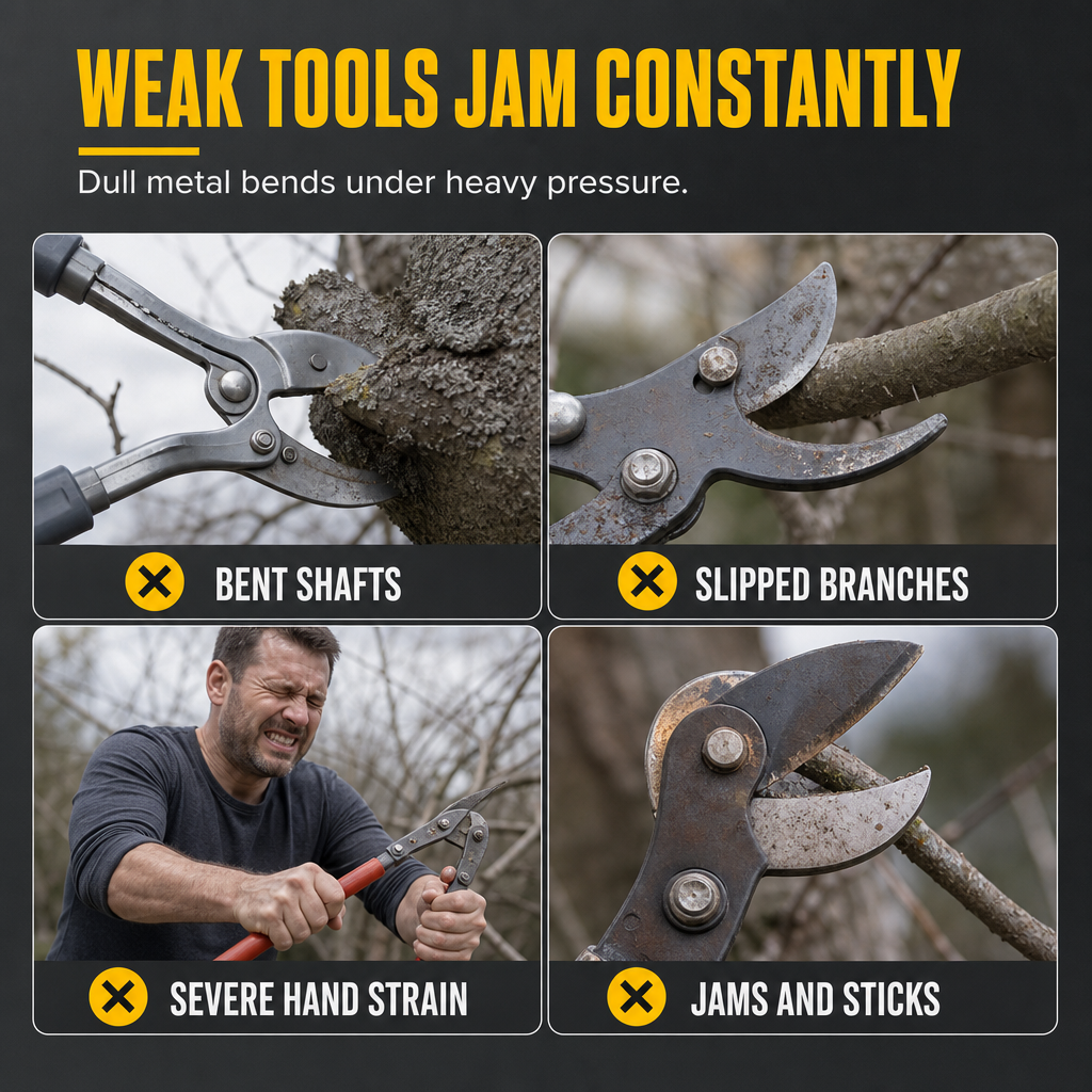 🌳 LIMITED-TIME 50% OFF! ✨ Heavy Duty Garden Loppers – Labor-Saving, Sharp, Sturdy 🪓