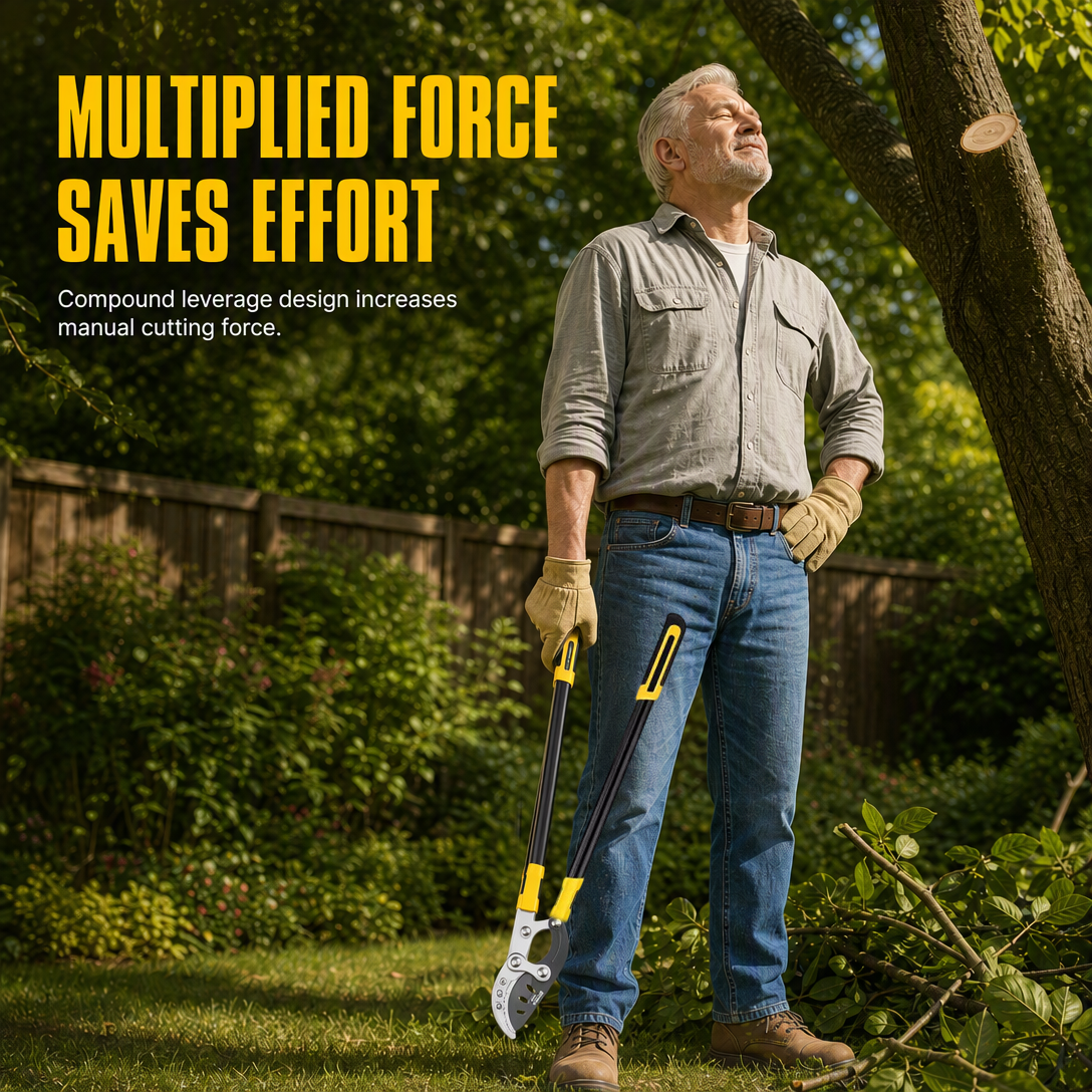 🌳 LIMITED-TIME 50% OFF! ✨ Heavy Duty Garden Loppers – Labor-Saving, Sharp, Sturdy 🪓