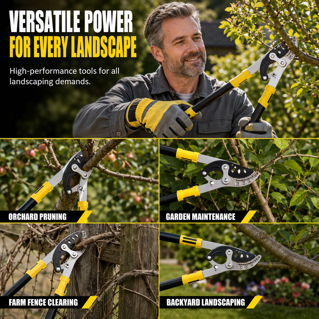 🌳 LIMITED-TIME 50% OFF! ✨ Heavy Duty Garden Loppers – Labor-Saving, Sharp, Sturdy 🪓
