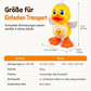 ⏳Time-Limited Special⏰Electric Singing and Dancing Cartoon Duck Toy | LED Light Effects, Waddling Motion🌈