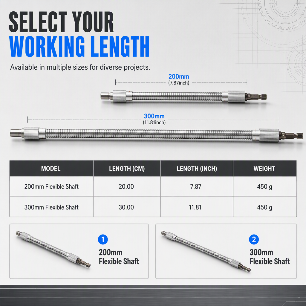 🔧↩️360° Bendable Flexible Drill Shaft | Reach Hidden Screws in Tight, Hard-to-Access Corners💪