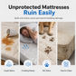 💥2026 Hot Sale🛏️Waterproof Fitted Sheet – Solid Color Machine Washable Mattress Protector Cover, Soft Breathable Bed Cover for Bedroom, Guest Room & Dorm ✨