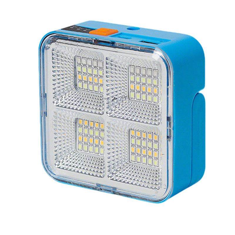 🏕️ Solar Camping Light | Type-C + USB Output