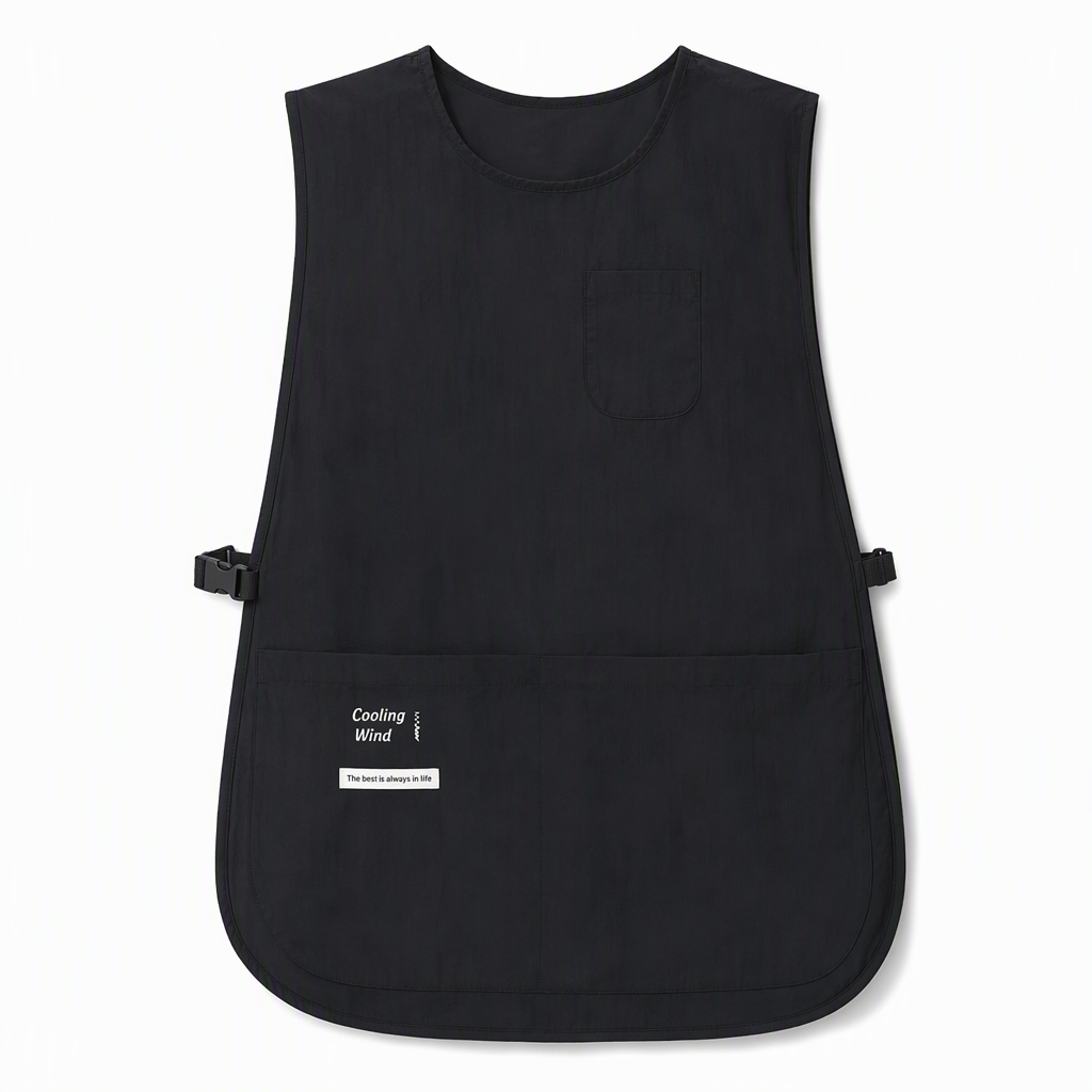 ⏳Limited-time 50% off💥Waterproof and Oilproof Kitchen Vest Apron Breathable Sleeveless Workwear for Catering and Food Service