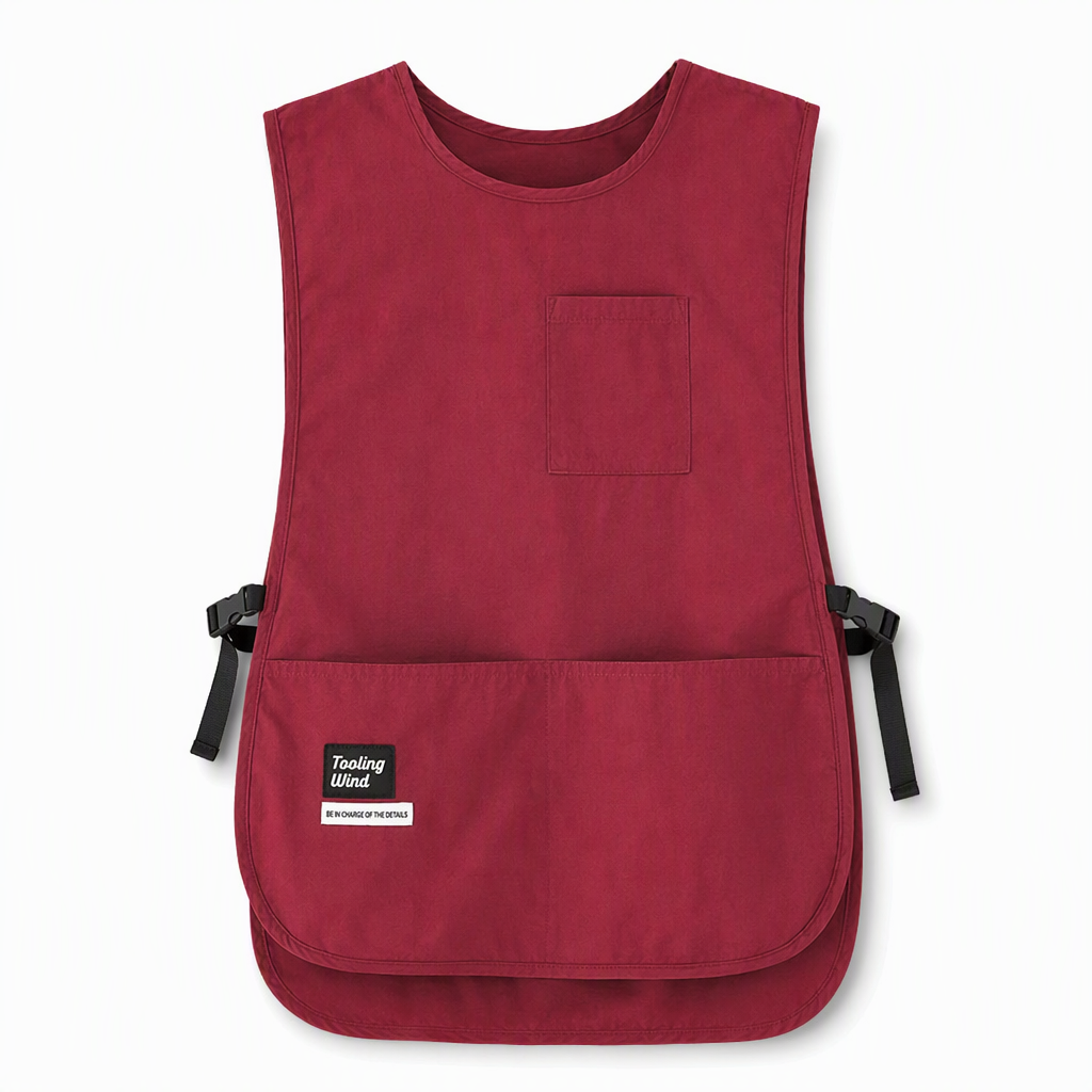 ⏳Limited-time 50% off💥Waterproof and Oilproof Kitchen Vest Apron Breathable Sleeveless Workwear for Catering and Food Service