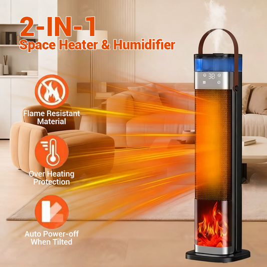 2-in-1 Space Heater & Humidifier
