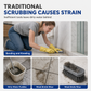 🧹✨ 4-in-1 Liquid Dispensing Floor Brush – 50% OFF! Scrub, scrape, squeegee & tweezers, long handle, stiff bristles – deep clean any floor. 💪