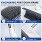🧹✨ 4-in-1 Liquid Dispensing Floor Brush – 50% OFF! Scrub, scrape, squeegee & tweezers, long handle, stiff bristles – deep clean any floor. 💪