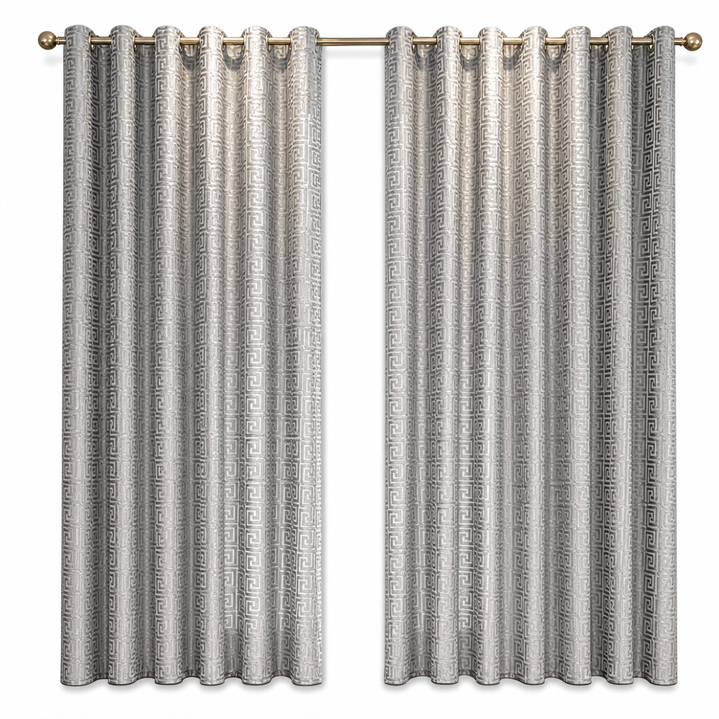 ⏳Time-Limited Special⏰Geometric Jacquard Sheer Curtain Panel for Living Room