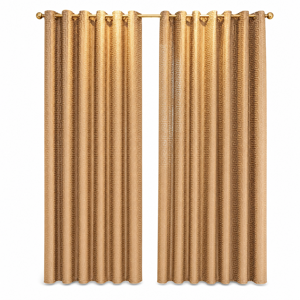 ⏳Time-Limited Special⏰Geometric Jacquard Sheer Curtain Panel for Living Room