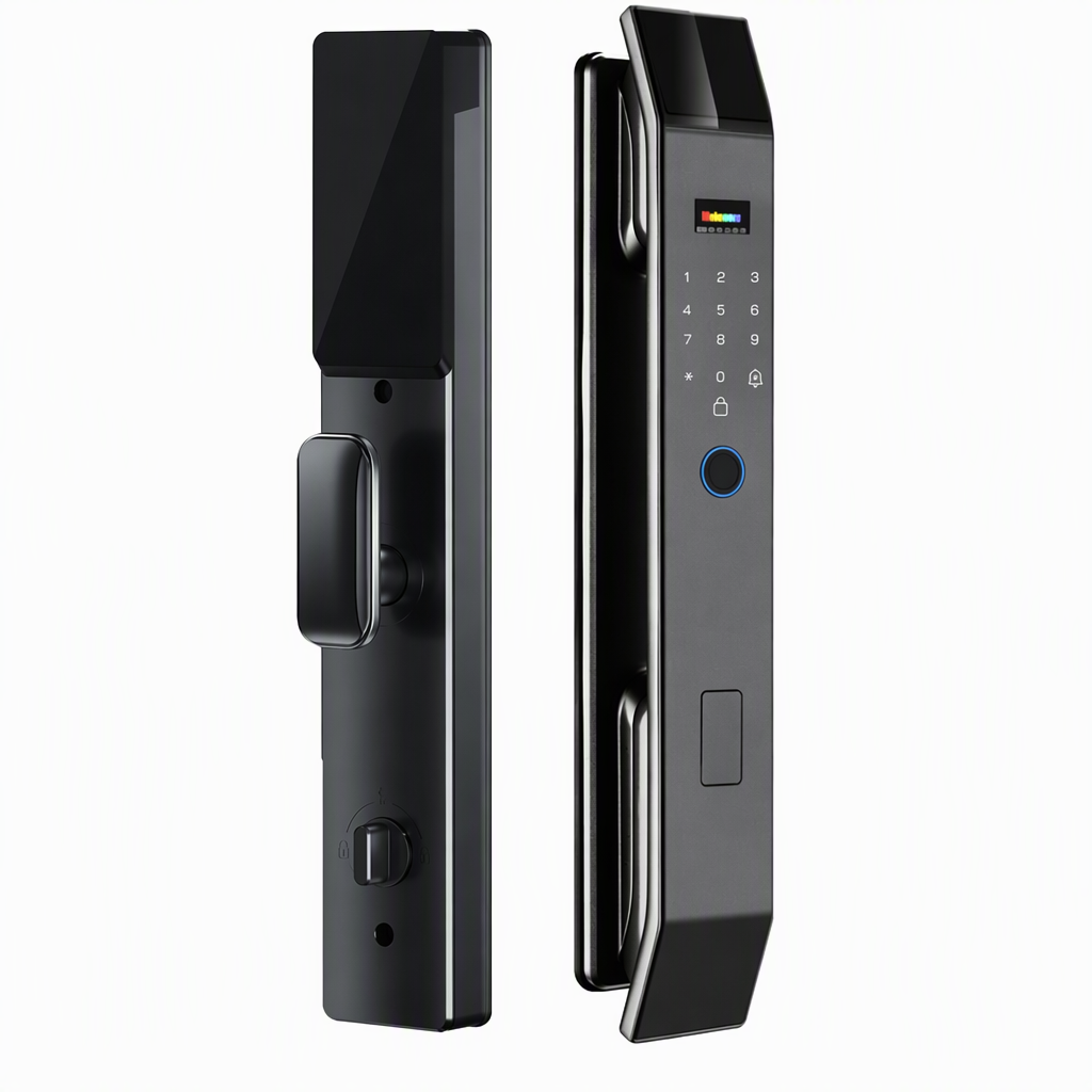 ⏳Limited-time 50% off⏰Smart Fingerprint Door Lock with Palmprint and Face Recognition Built-In and Remote Management Keyless Entry Password Lock for Home Security🏠🛡️