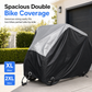 📢📢50% OFF !! ⏰Waterproof Bike Cover for 1–2 Bikes – Windproof Outdoor Protection 🚲