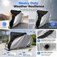 📢📢50% OFF !! ⏰Waterproof Bike Cover for 1–2 Bikes – Windproof Outdoor Protection 🚲