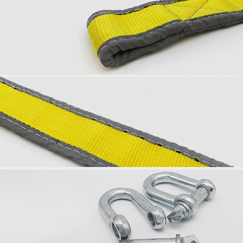 📢📢50% OFF !! ⏰ 8-Ton Tow Rope with U-Shackle Hooks – Strong & Reliable 💪