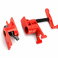 Heavy Duty Woodworking Pipe Clamp Fixture for 1/2 Inch and 3/4 Inch Pipes Steel Pipe Clamp Tool for Wood Gluing and Clamping