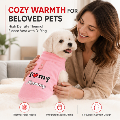 ⚡ Warm Pet Sweater with Leash Ring – Cozy, Cute, Practical ❄️