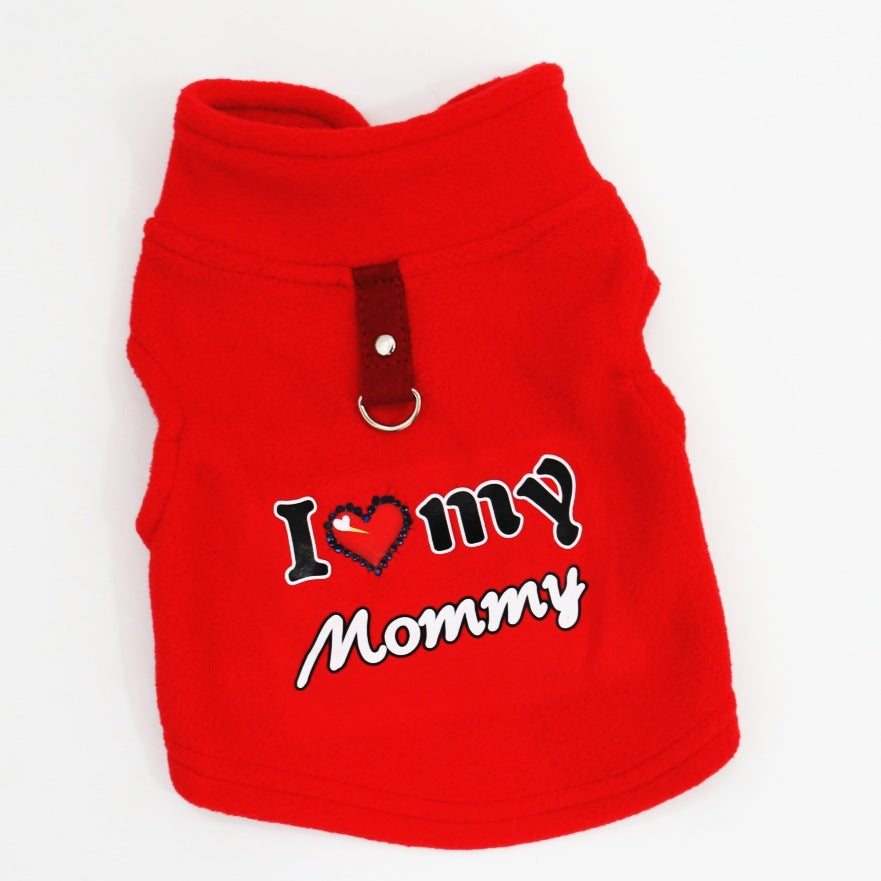 ⚡ Warm Pet Sweater with Leash Ring – Cozy, Cute, Practical ❄️