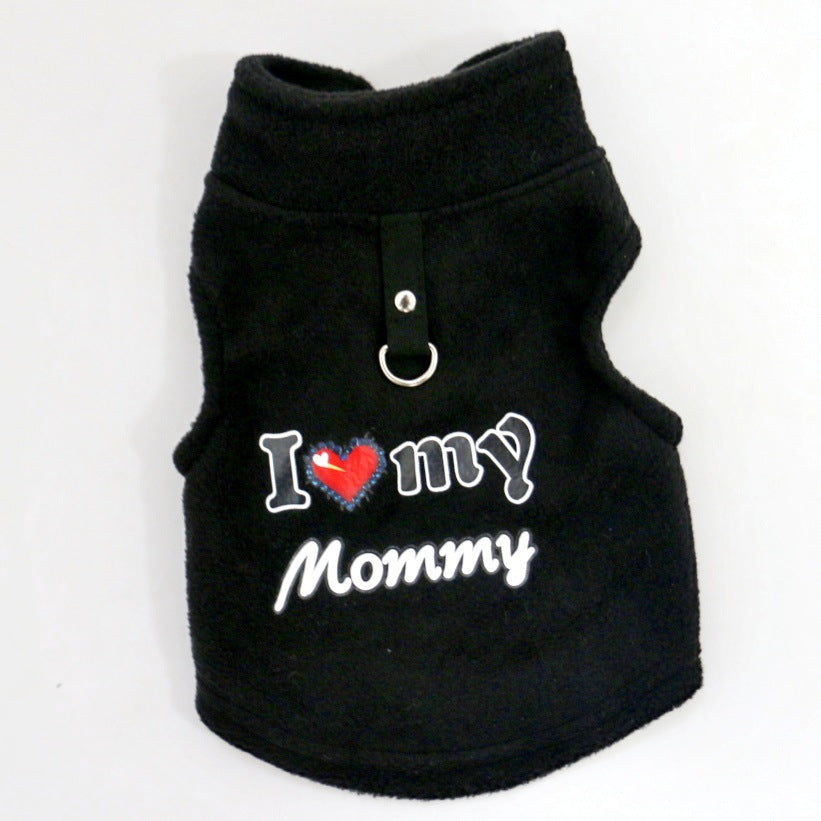 ⚡ Warm Pet Sweater with Leash Ring – Cozy, Cute, Practical ❄️