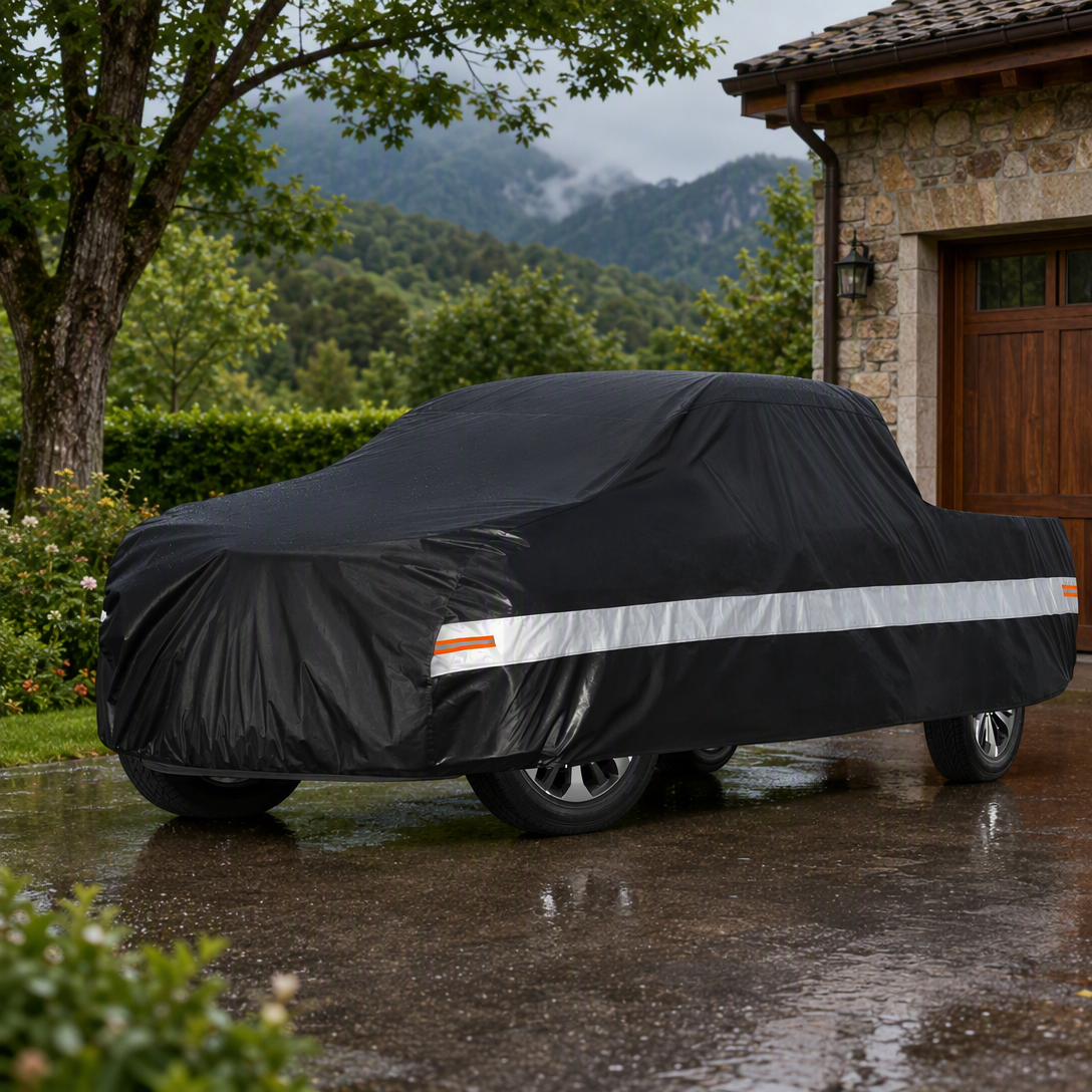 ⏳Time-Limited Special⏰190T Polyester Taffeta Outdoor Pickup Truck Cover Waterproof Sunproof Dustproof Car Cover