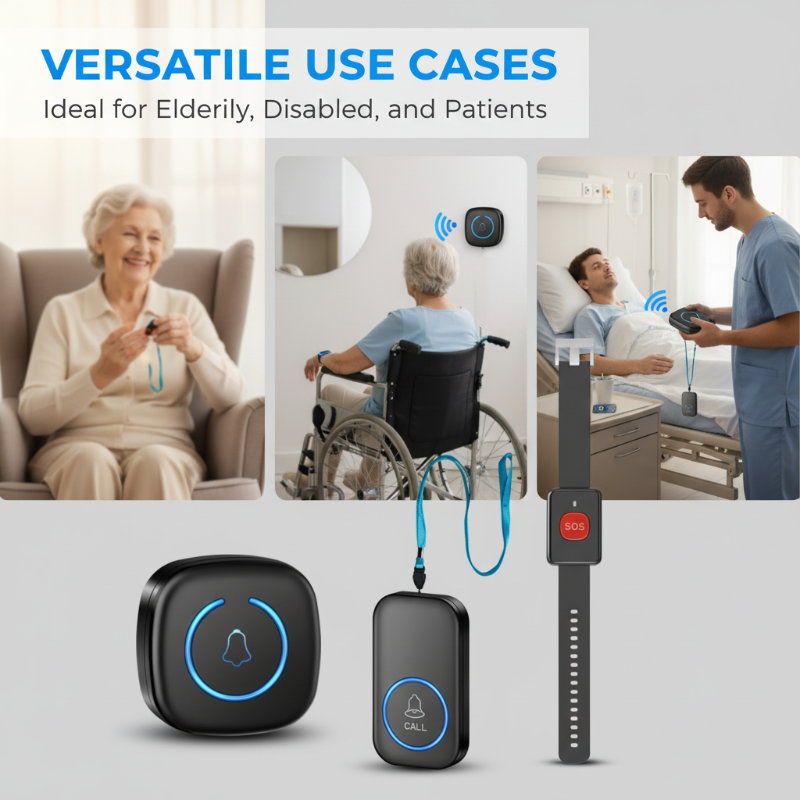 🚨 LIMITED-TIME 50% OFF! ⚡ Wireless Elderly Care Pager – Long-Range, One-Press, Multi-User ✨