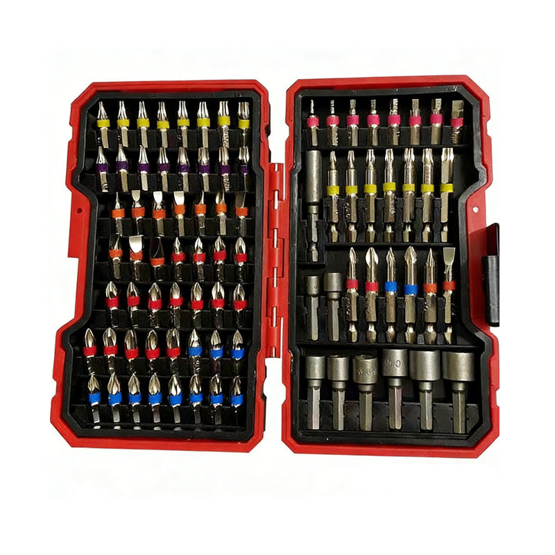 ⏳Time-Limited Special⏰83-Piece Screwdriver Bit Set – S2 Steel, Color-Coded Rings & Portable Case – For Electronics, Auto & Home Repair 💪
