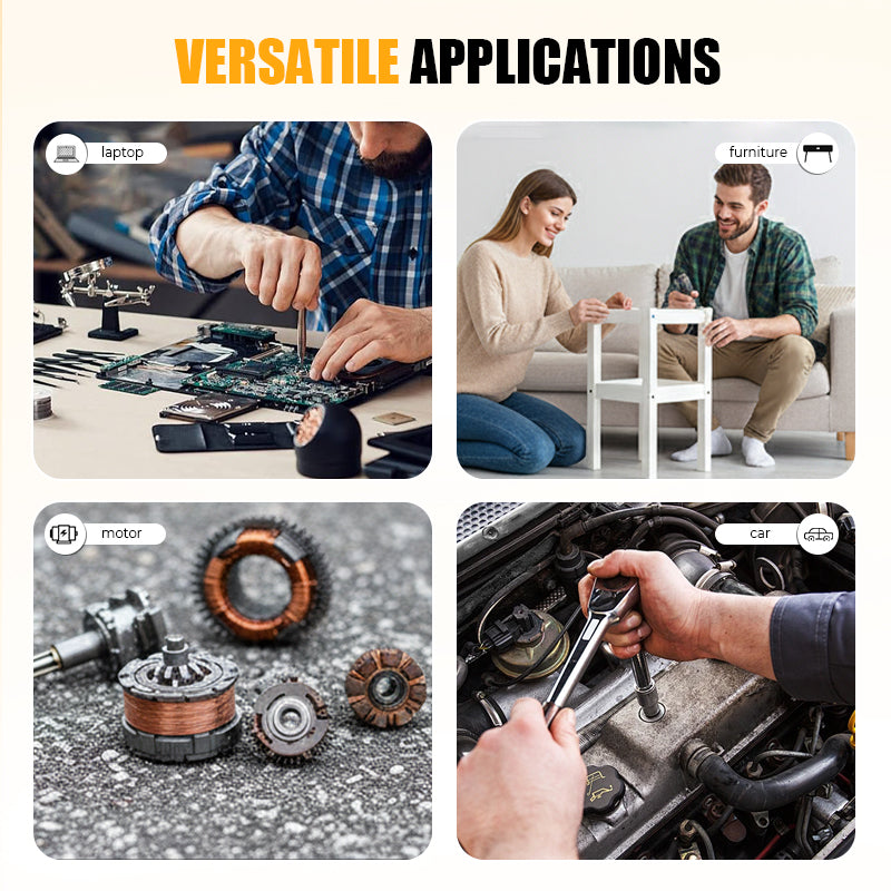 ⏳Time-Limited Special⏰83-Piece Screwdriver Bit Set – S2 Steel, Color-Coded Rings & Portable Case – For Electronics, Auto & Home Repair 💪