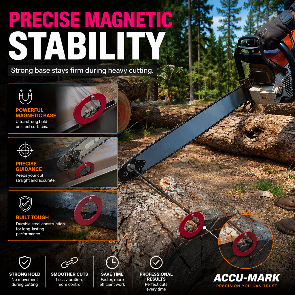 ⏳Time-Limited Special⏰Chainsaw Cutting Marker Alignment Tool for Wood Cutting