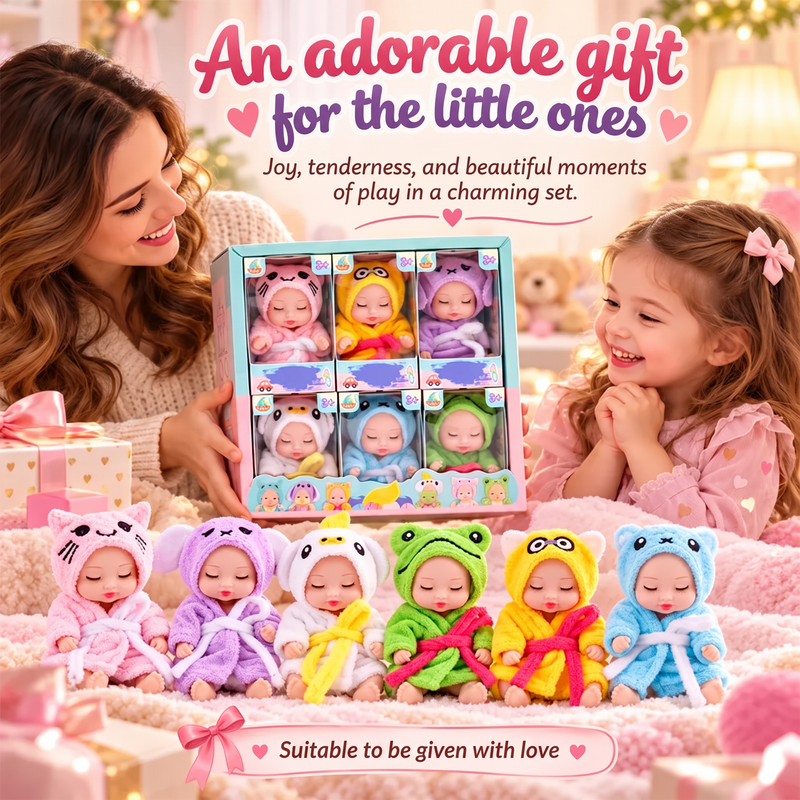🎉🔥Hot Sale – 38,000+ Sold!🧒🥰Mini Reborn Baby Dolls – Lifelike & Realistic Baby Dolls