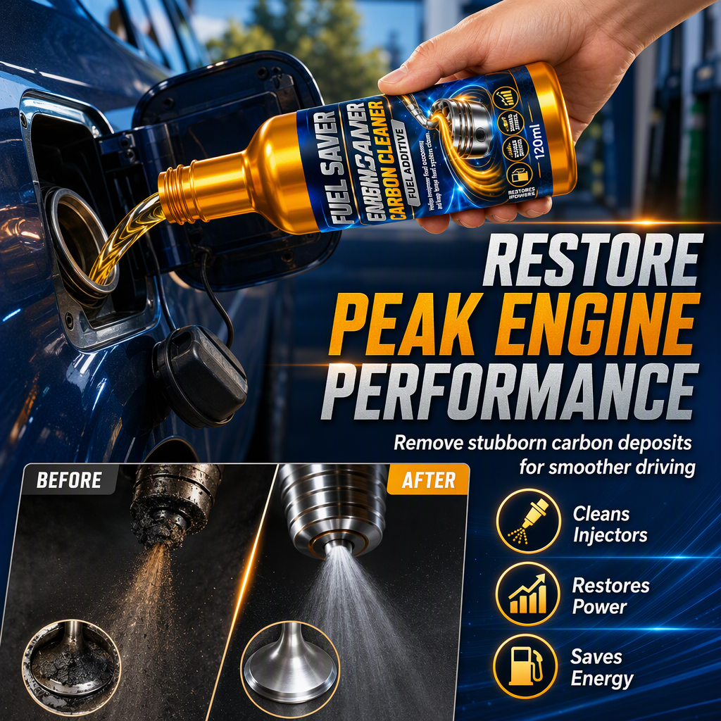 ⏰ LIMITED-TIME 50% OFF ⛽Car System Cleaner Additive — Injector Cleanse & Carbon Removal, Boost Engine Performance✨