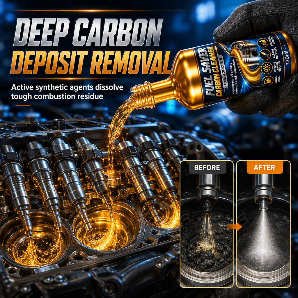 ⏰ LIMITED-TIME 50% OFF ⛽Car System Cleaner Additive — Injector Cleanse & Carbon Removal, Boost Engine Performance✨