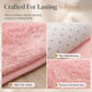 🧸 Soft Fluffy Velvet Rug: Dense Plush, Non-Shed, Cloud Comfort, for Living Room & Bedroom