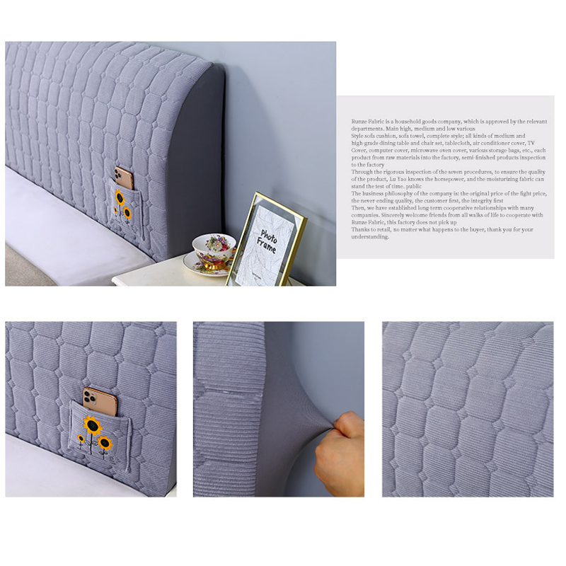 Modern Protective Headboard Cover for Bedroom Decor