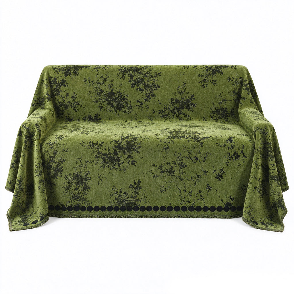 📢📢50% OFF !! ⏰French Style Chenille Sofa Cover Cat Scratch Resistant Universal Couch Slipcover Throw Blanket