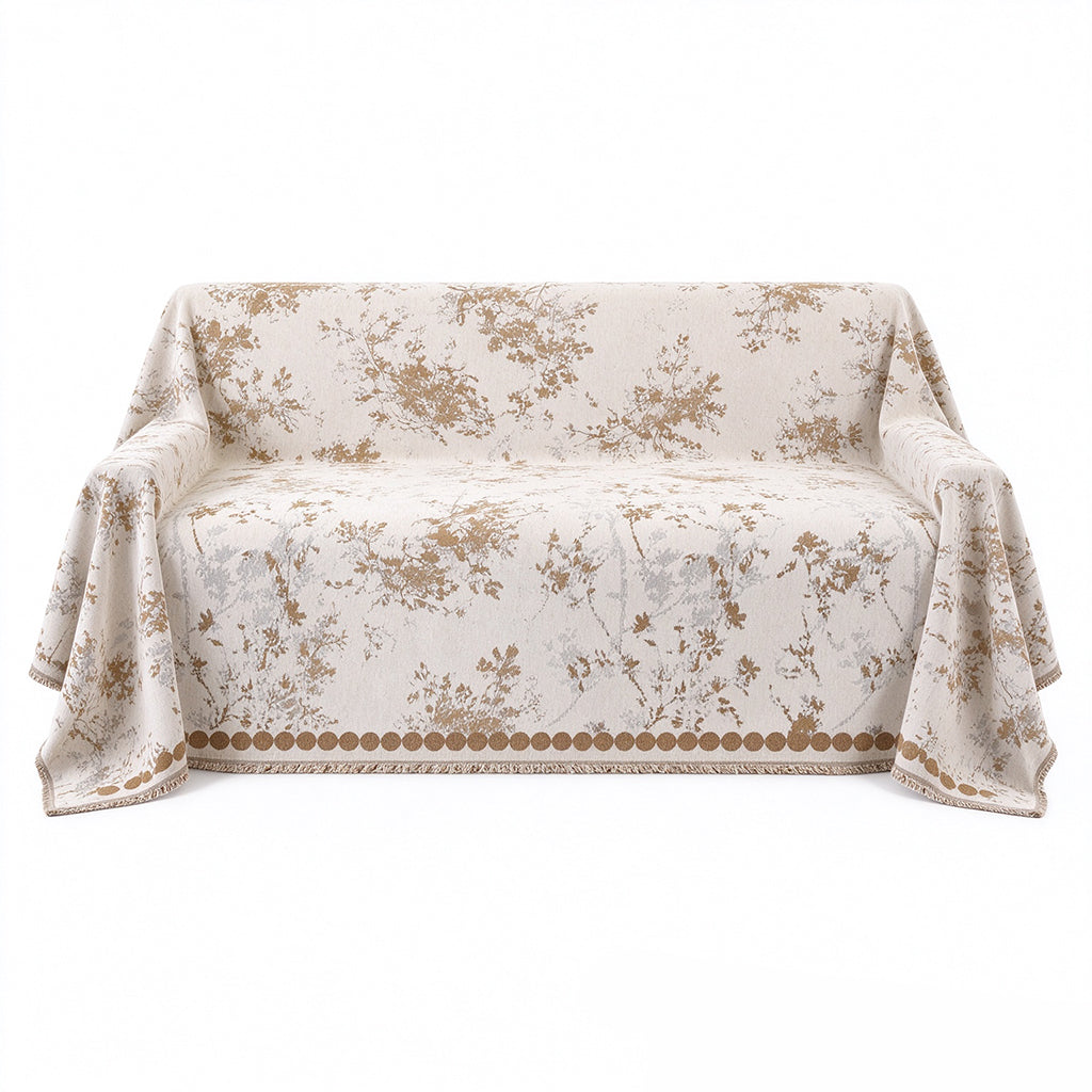 📢📢50% OFF !! ⏰French Style Chenille Sofa Cover Cat Scratch Resistant Universal Couch Slipcover Throw Blanket