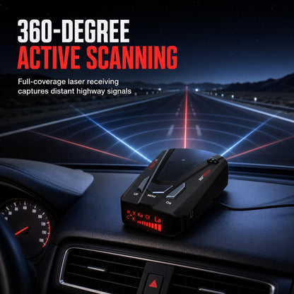 🚗 50% OFF NOW! 📡 Car Radar Signal Detector – 360° Scanning, Smart False‑Alarm Filter & Heat‑Resistant 🛡️