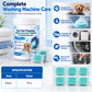 Pet Hair Washing Machine Cleaning Effervescent Tablets for Pet Households 6 Count