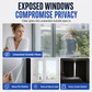 🪟 Frosted Glass Privacy Coating Kit – Water-Based Window Treatment