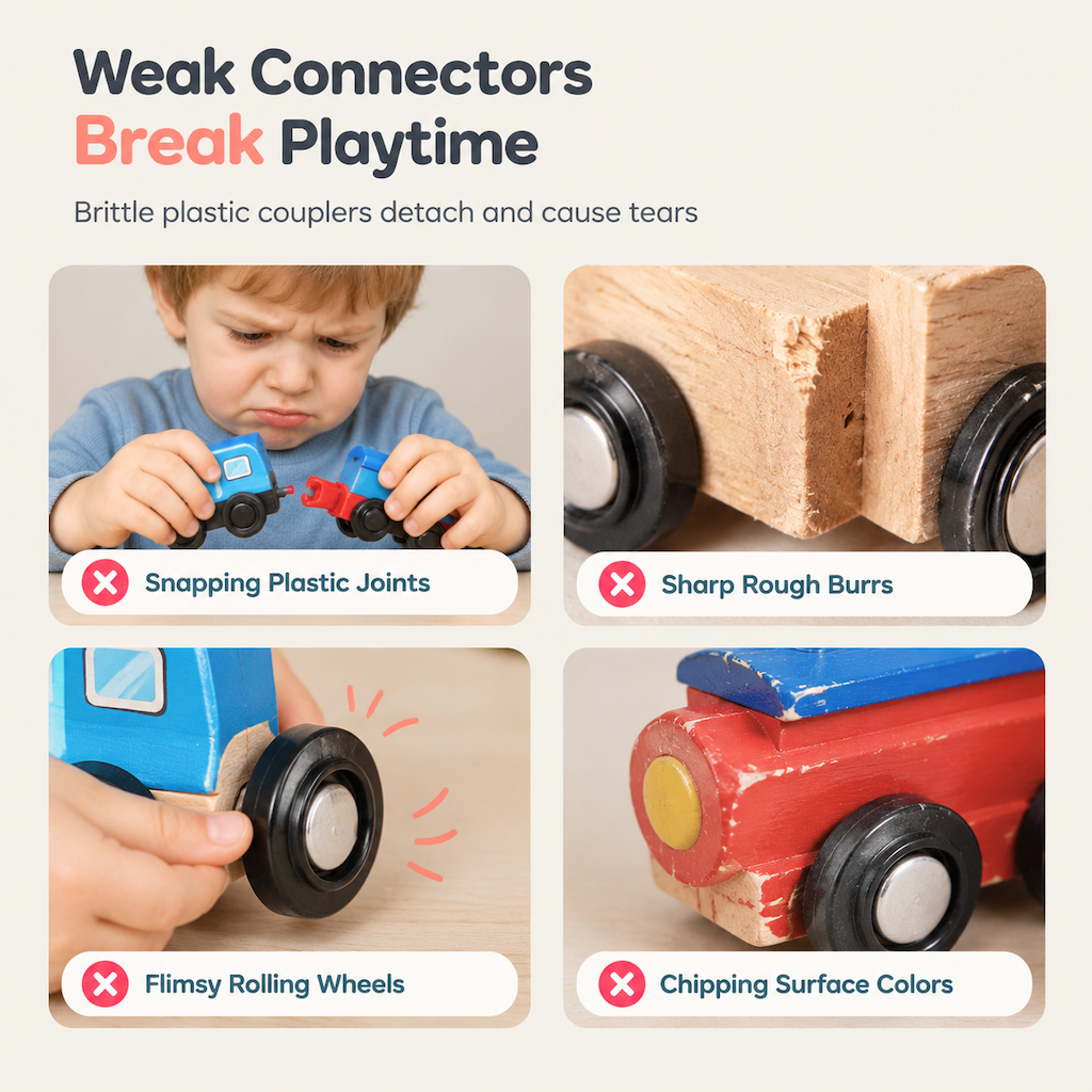 🚂 50% OFF! 🧲 Magnetic Wooden Number Train – Counting & pretend-play fun ✨