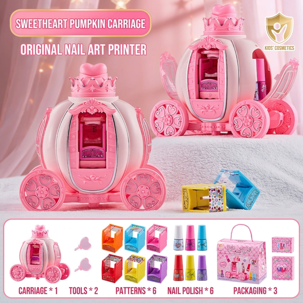 📢📢 50% OFF🎀Pink Kids Makeup Kit for Girls – Pretend Play Cosmetics Set with Makeup Case, Perfect Birthday Gift